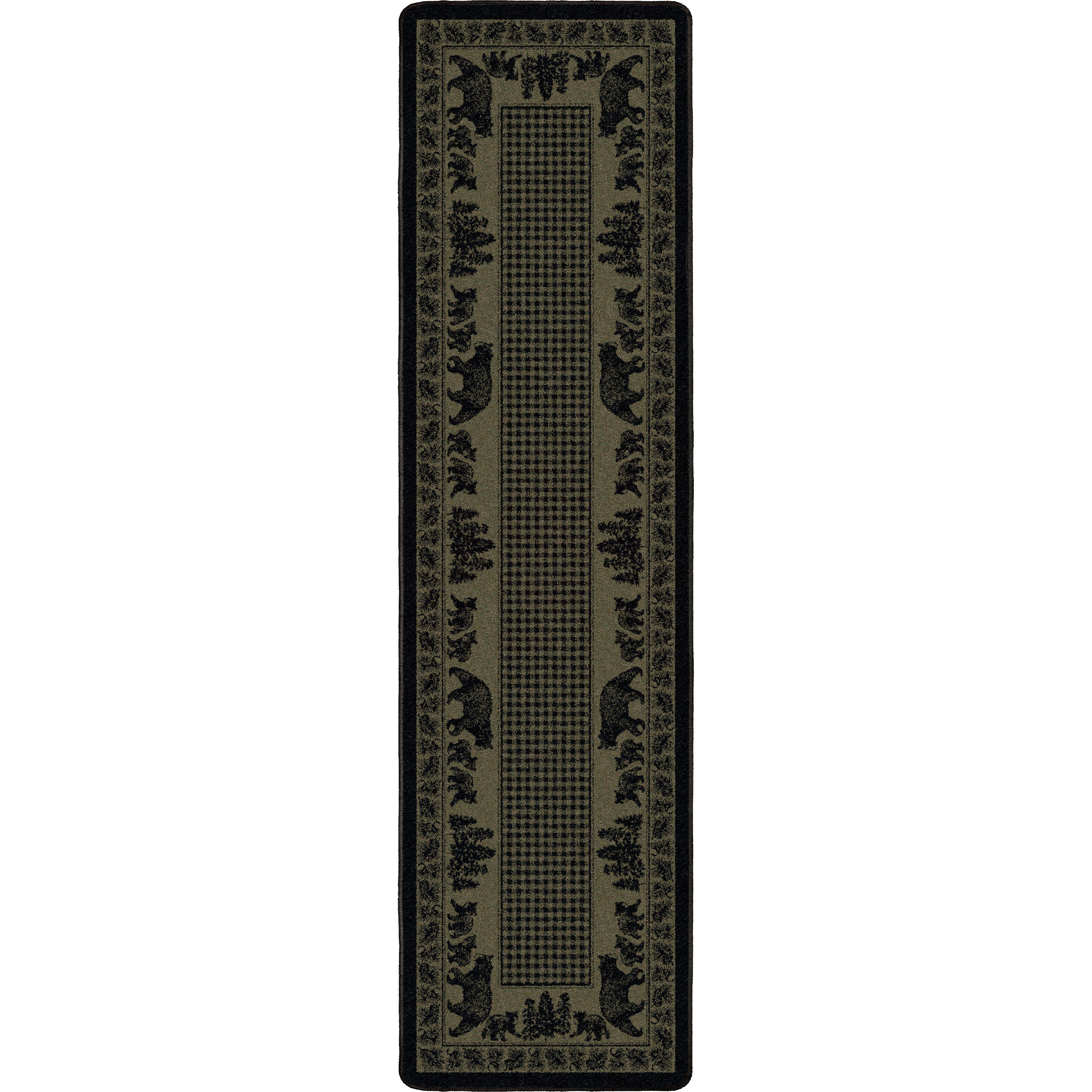 Bear Family - Green American Dakota Rugs