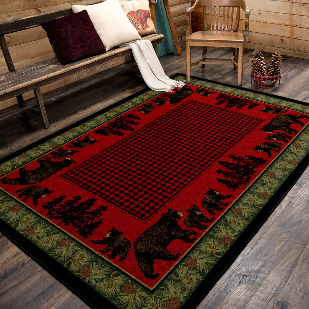 Bear Family - Multi American Dakota Rugs