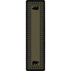 Bear Refuge - Green American Dakota Rugs