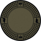 Bear Refuge - Green American Dakota Rugs