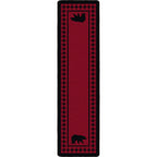 Bear Refuge - Green American Dakota Rugs