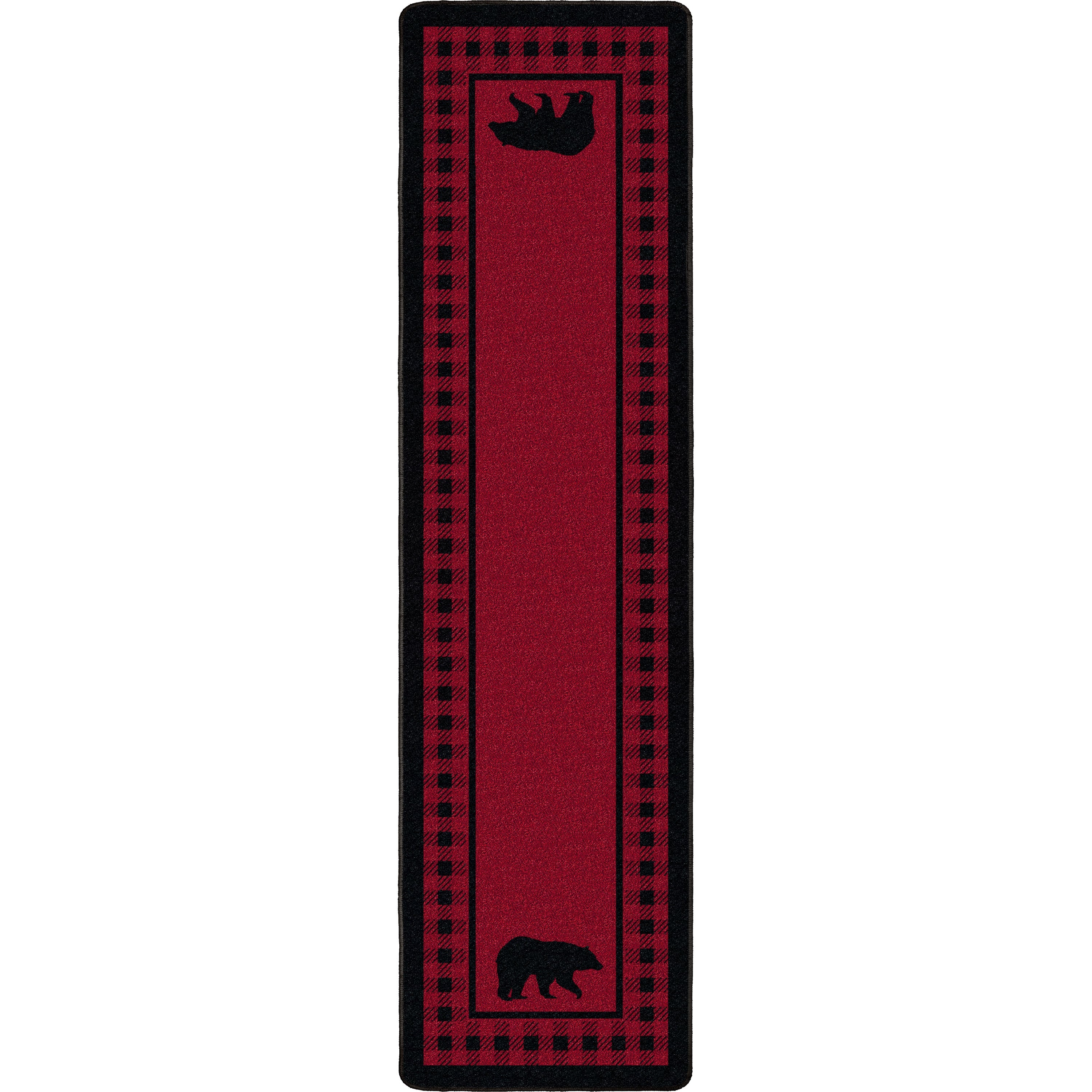 Bear Refuge - Green American Dakota Rugs