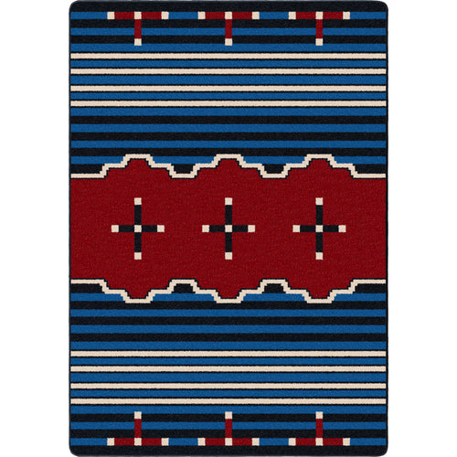 Big Chief2 - Blue American Dakota Rugs