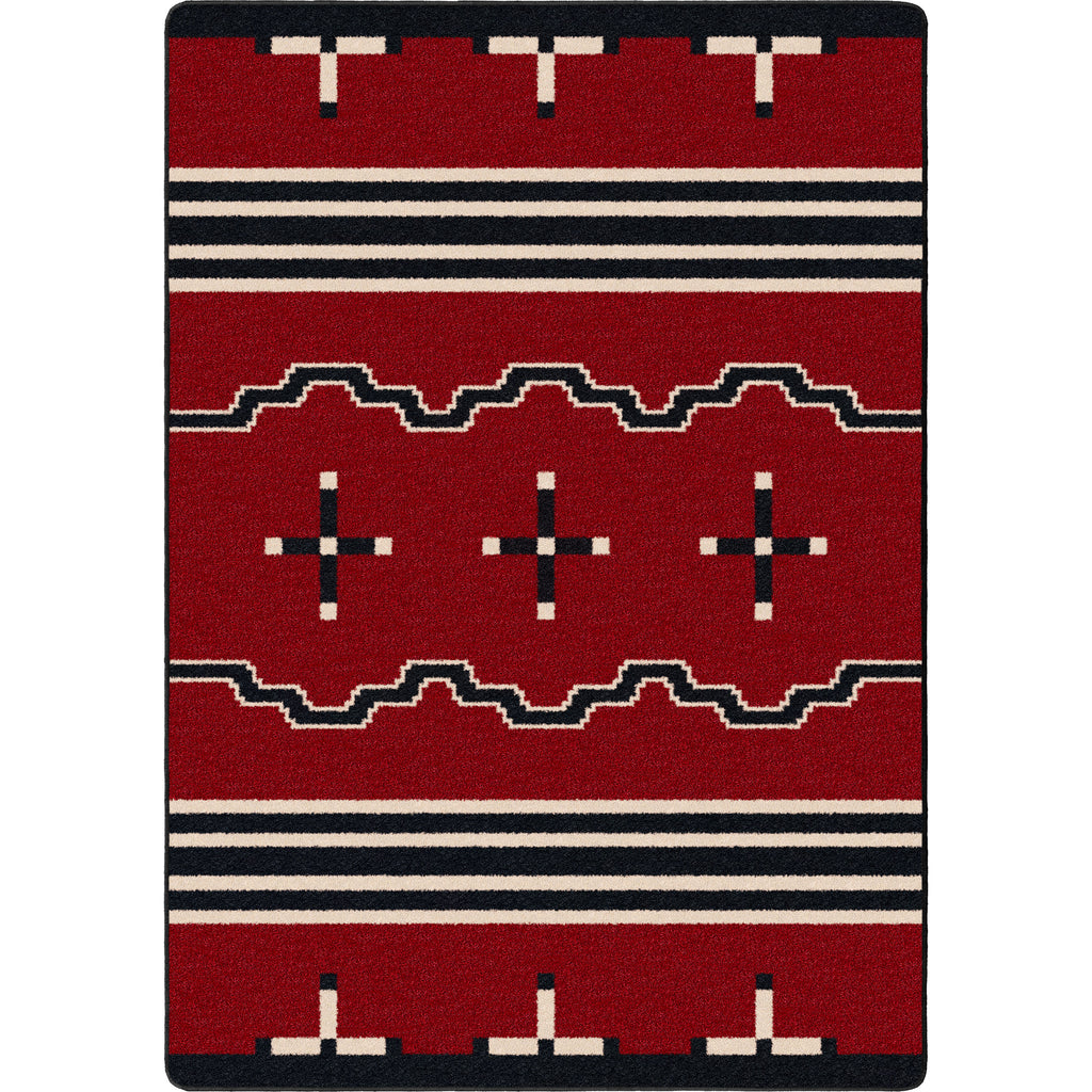Big Chief 2 - Red American Dakota Rugs