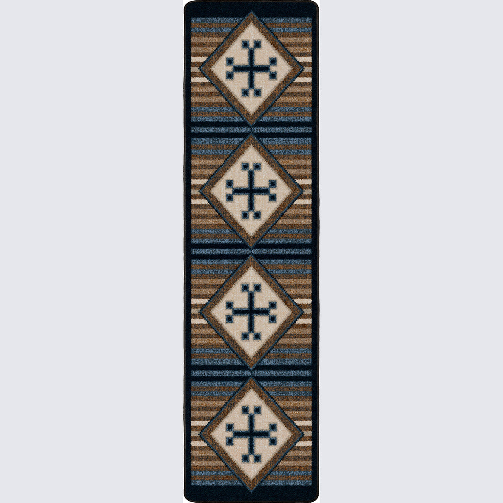 Bison Creek Black and Russett American Dakota Rugs
