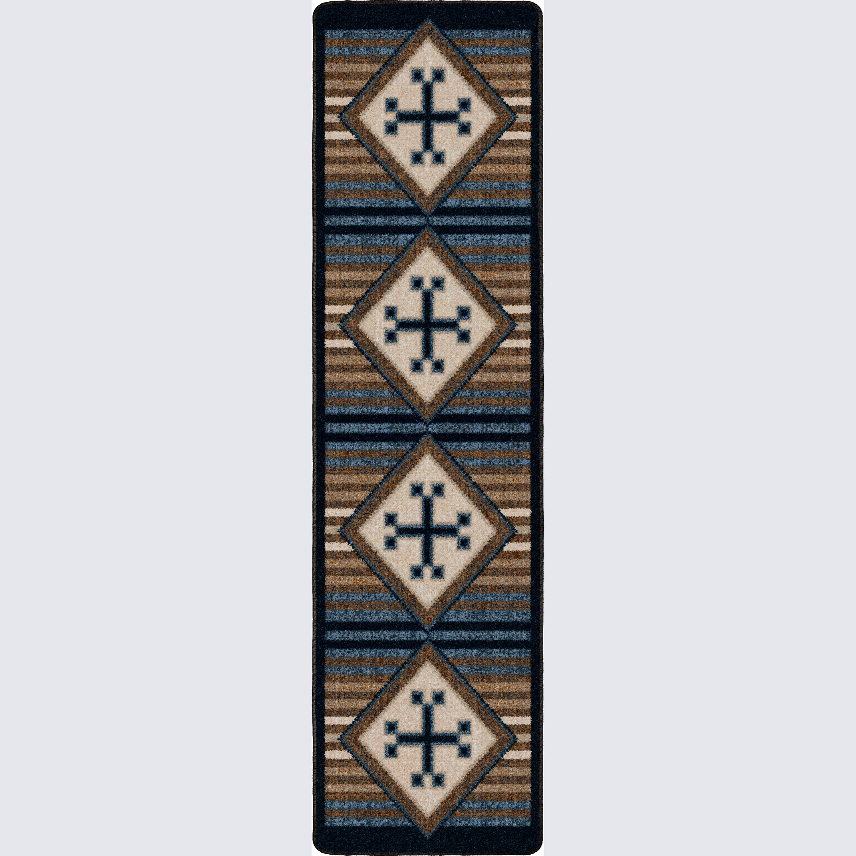 Bison Creek Black and Russett American Dakota Rugs