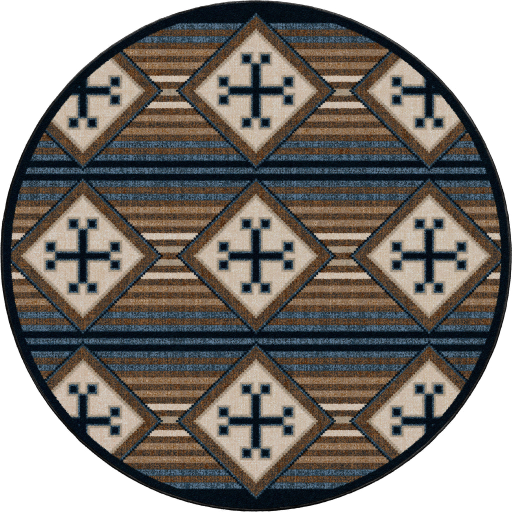 Bison Creek Black and Russett American Dakota Rugs