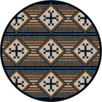 Bison Creek Black and Russett American Dakota Rugs