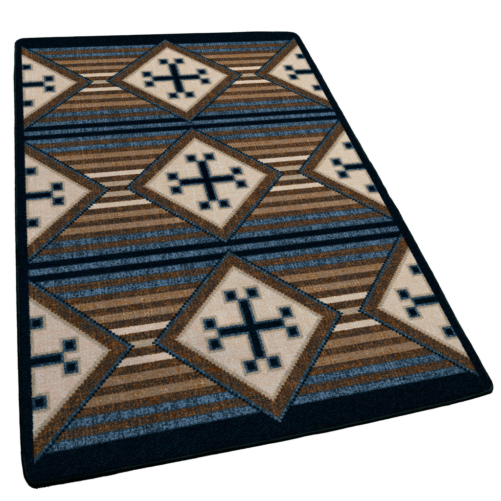 Bison Creek Black and Russett American Dakota Rugs