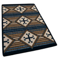 Bison Creek Black and Russett American Dakota Rugs