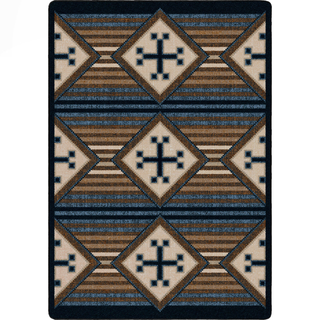 Bison Creek Black and Russett American Dakota Rugs