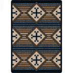 Bison Creek Black and Russett American Dakota Rugs