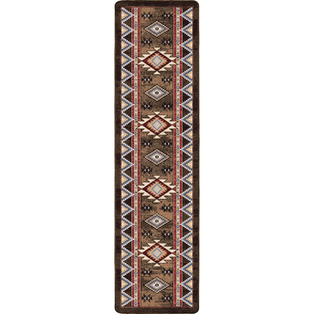 Bow Strings - Brown American Dakota Rugs