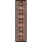 Bow Strings - Brown American Dakota Rugs