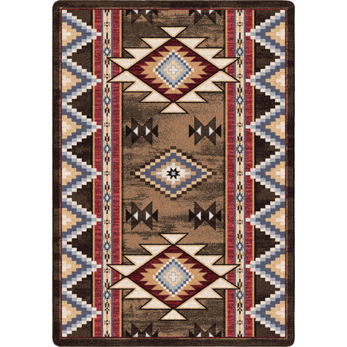 Bow Strings - Brown American Dakota Rugs