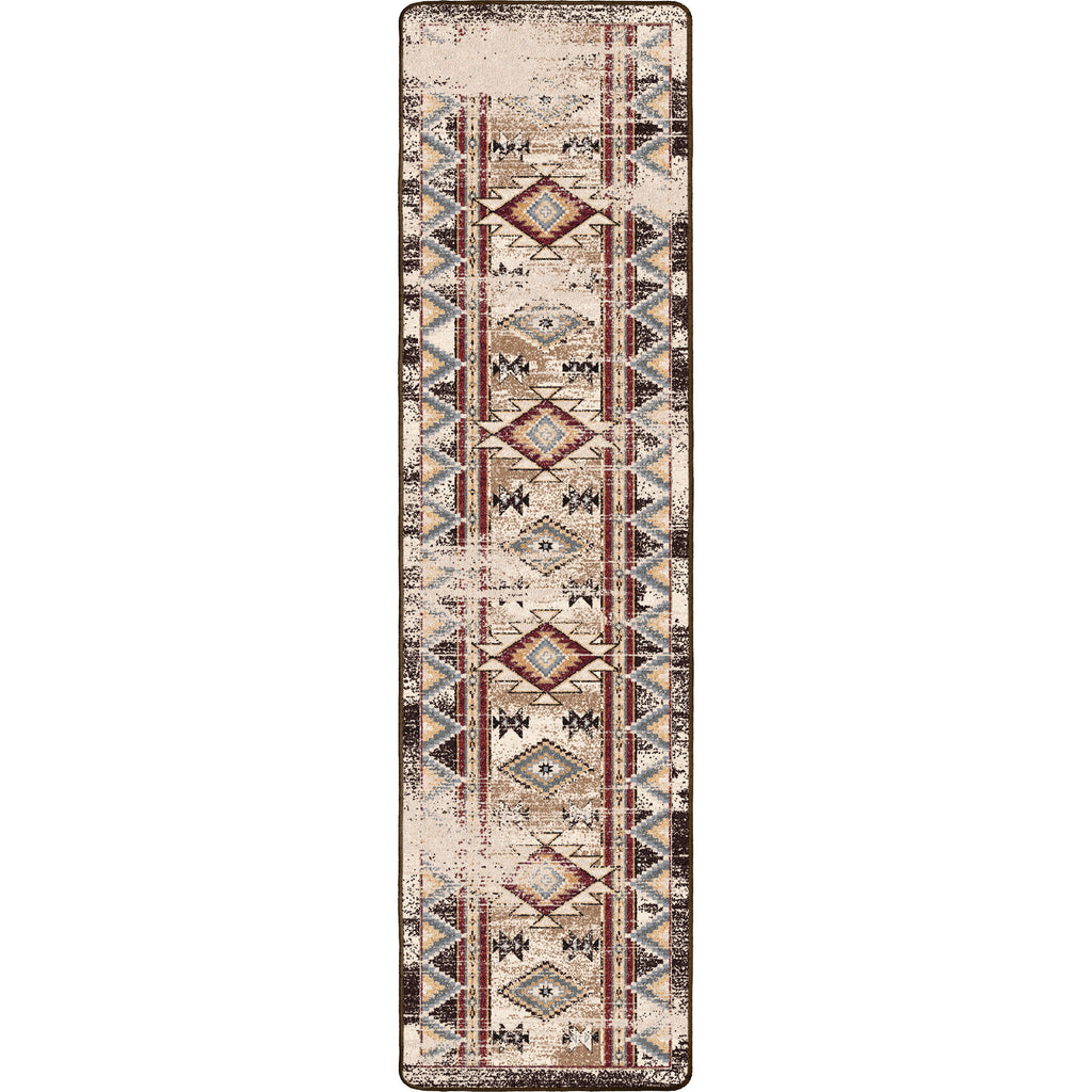 Bow Strings Distressed - Brown American Dakota Rugs