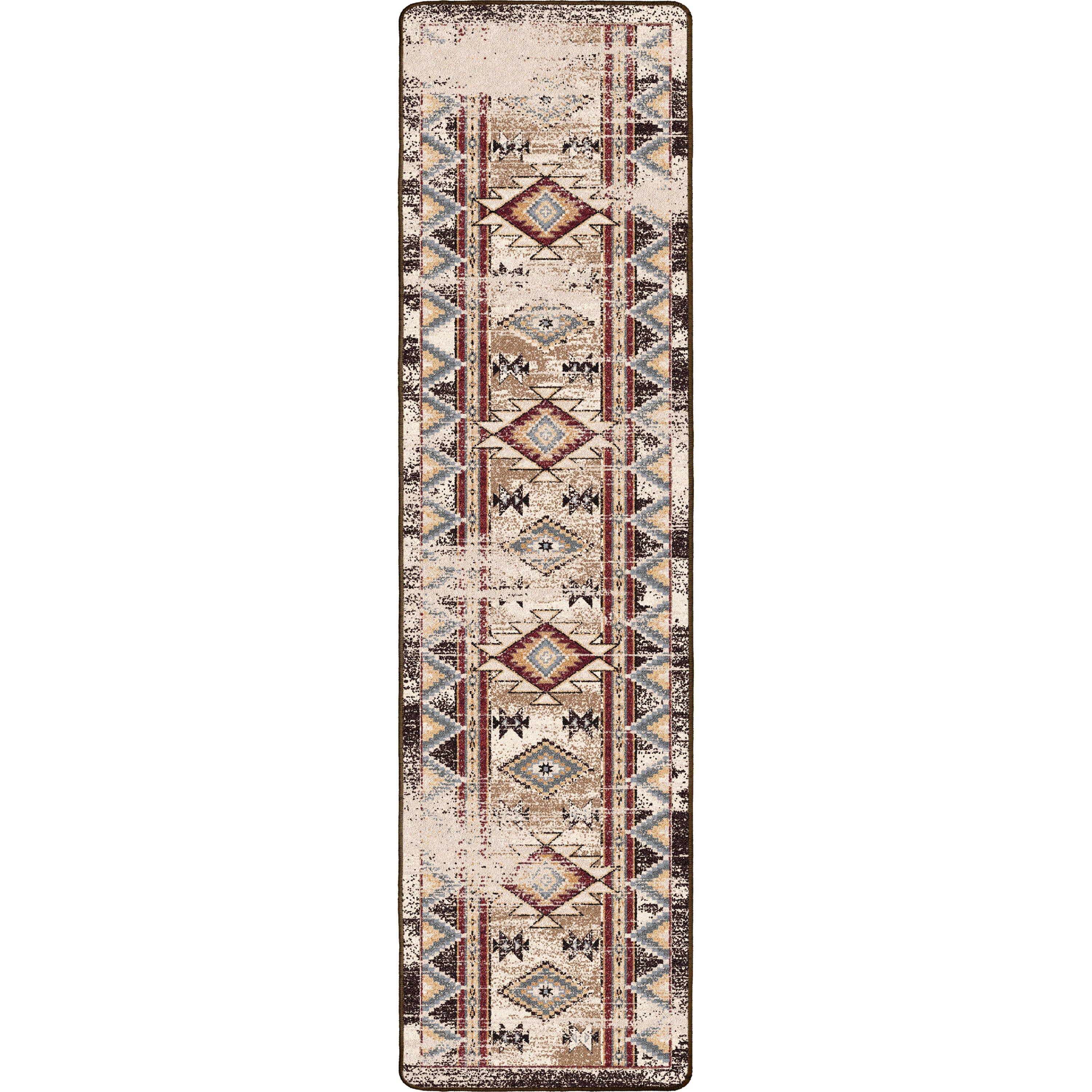 Bow Strings Distressed - Brown American Dakota Rugs