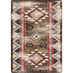 Bow Strings Distressed - Brown American Dakota Rugs