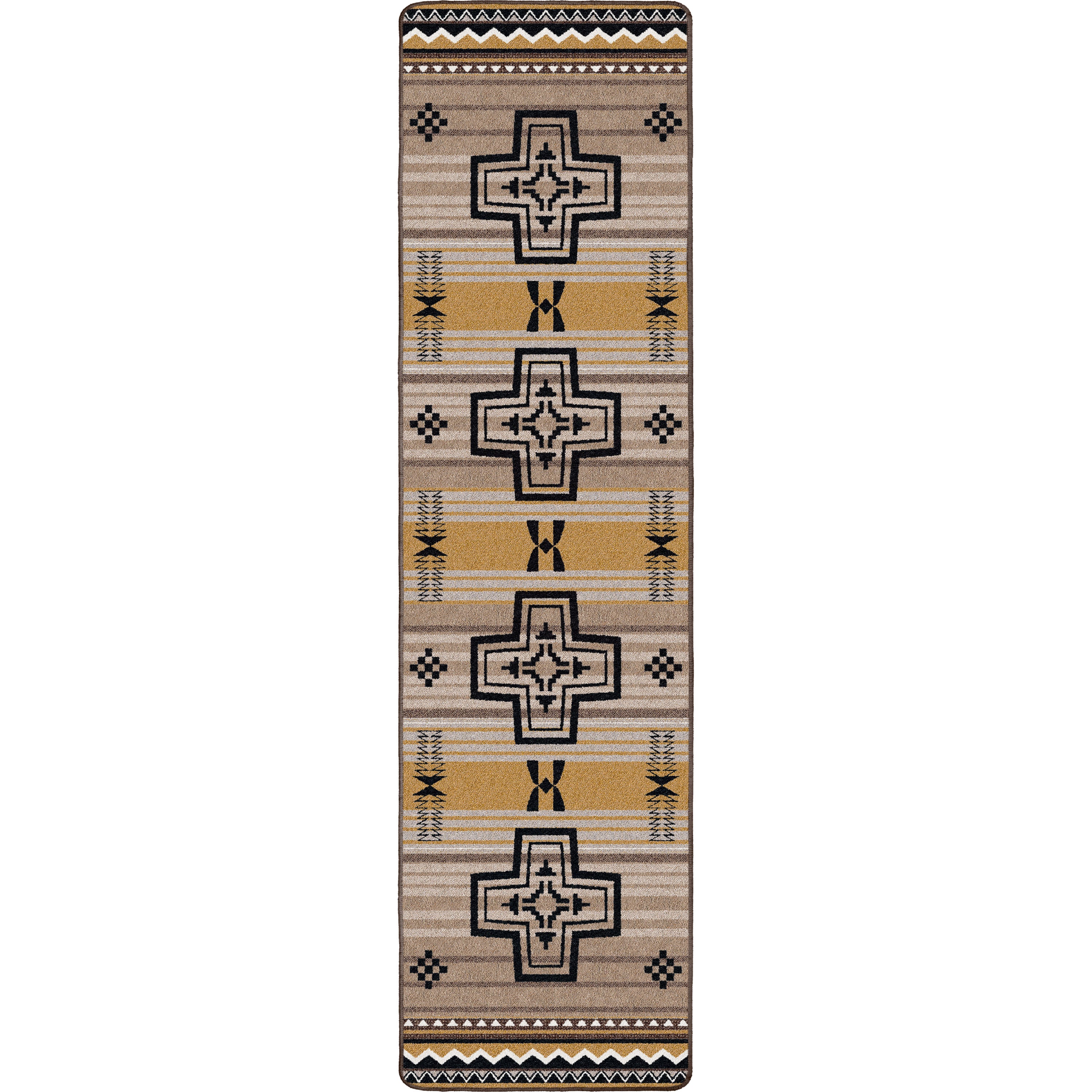 Brazos OKA - Old Gold American Dakota Rugs