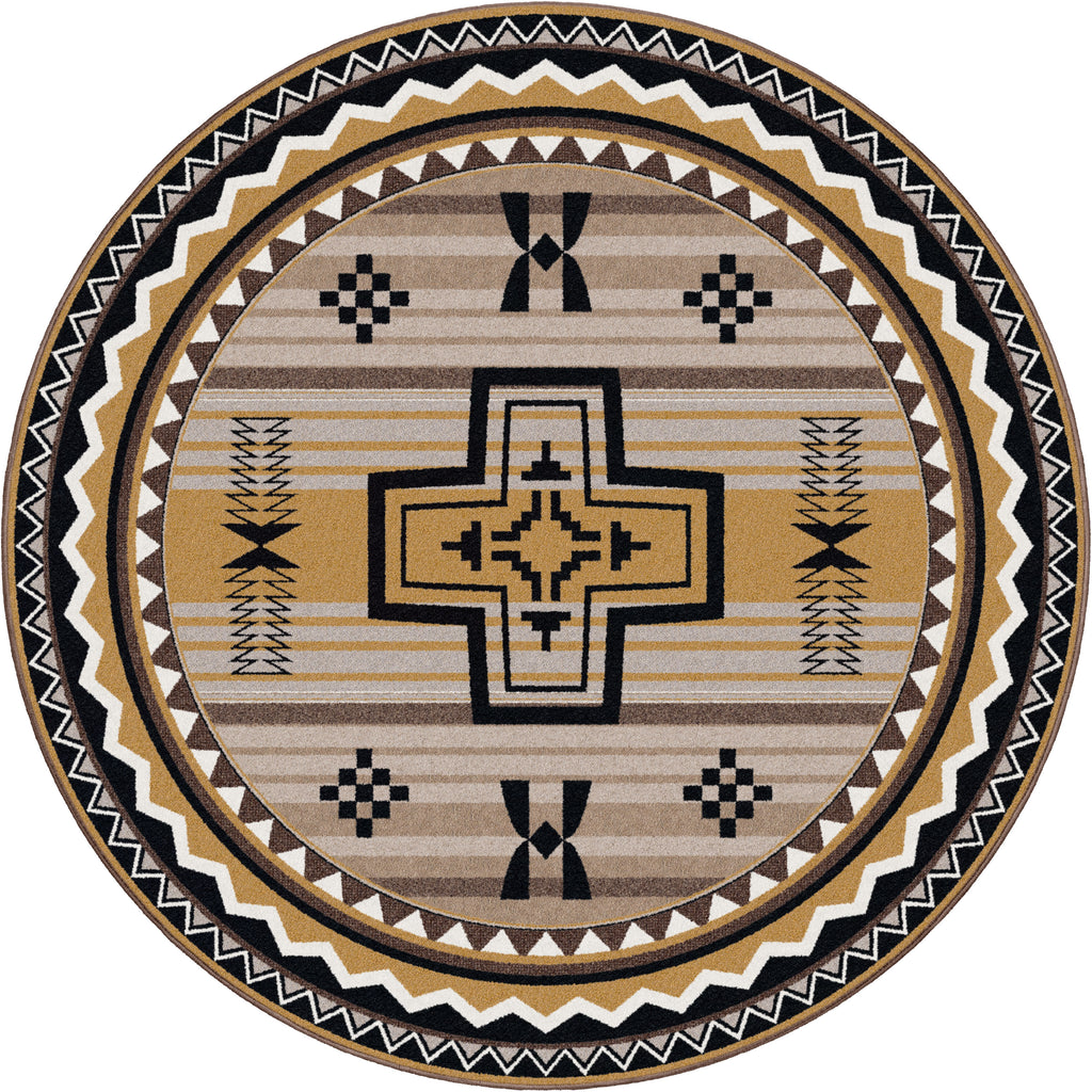 Brazos OKA - Old Gold American Dakota Rugs