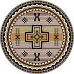 Brazos OKA - Old Gold American Dakota Rugs
