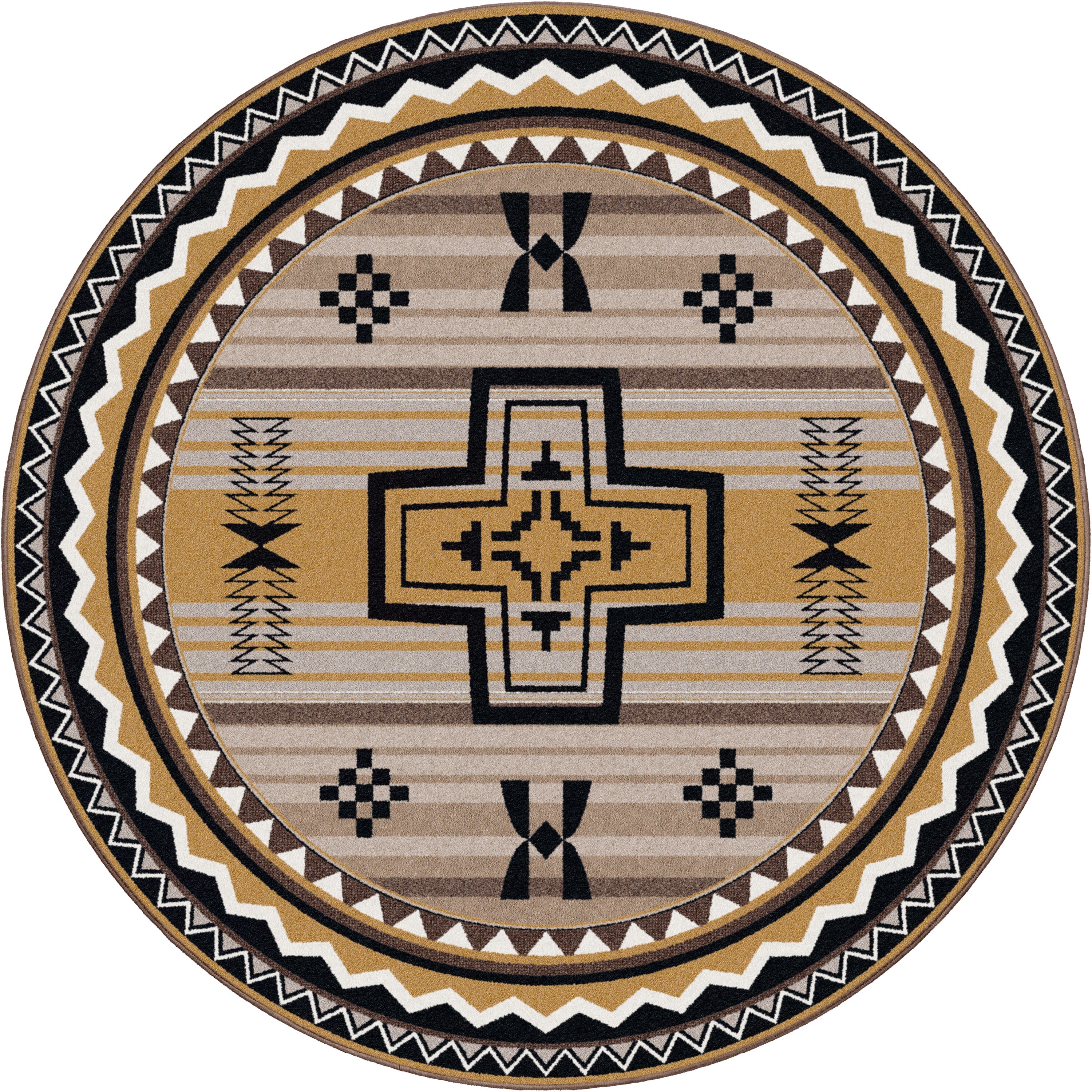 Brazos OKA - Old Gold American Dakota Rugs