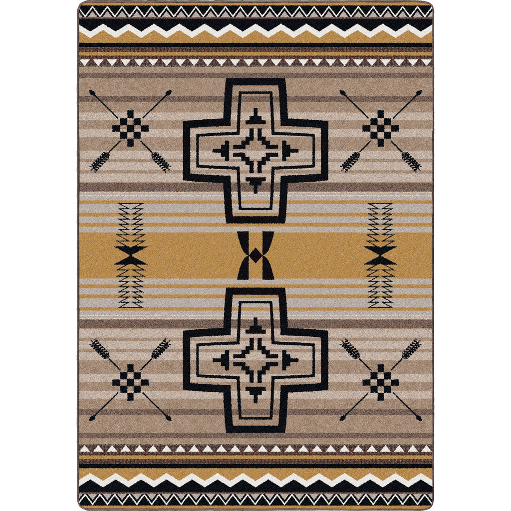 Brazos OKA - Old Gold American Dakota Rugs