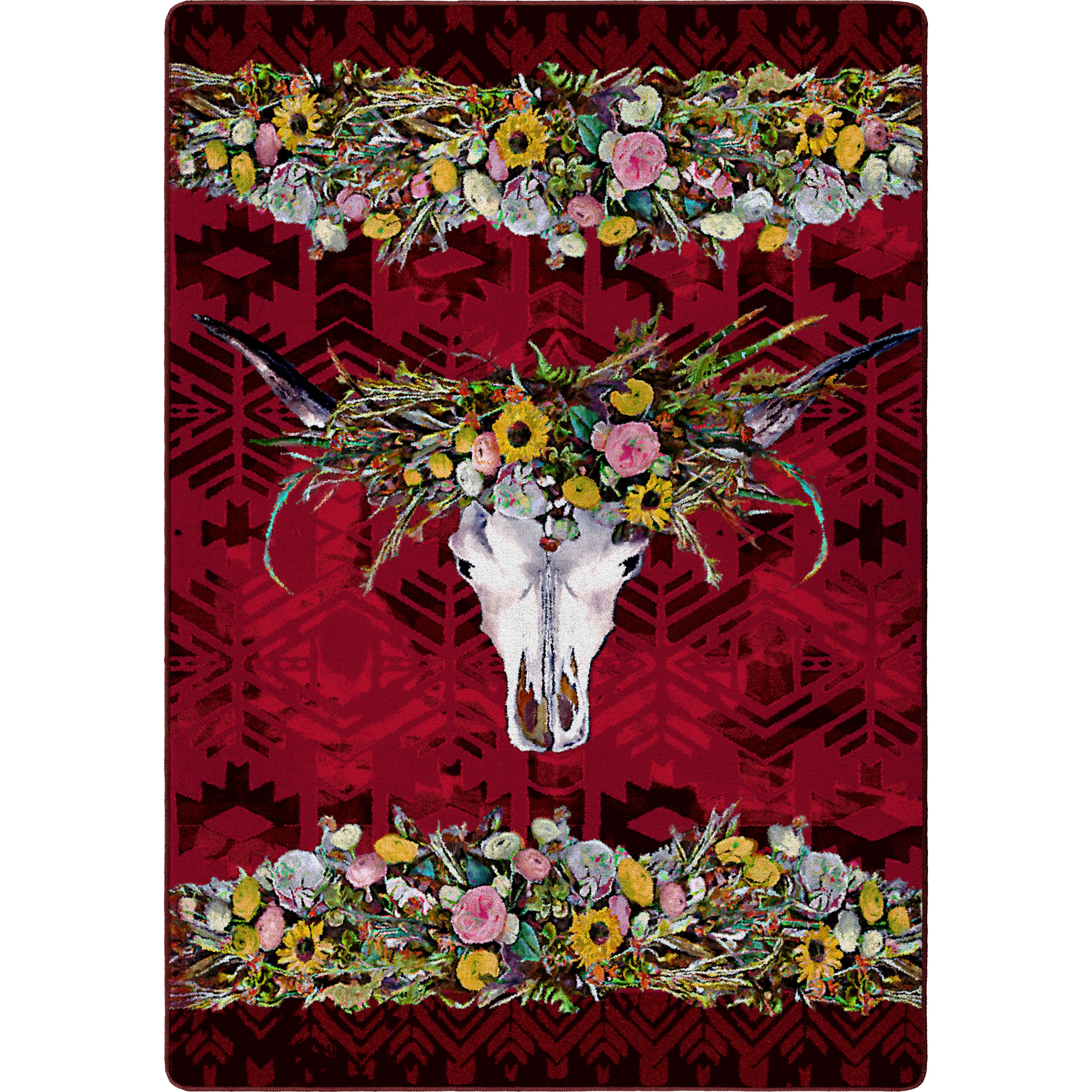 Briscoe Red American Dakota Rugs