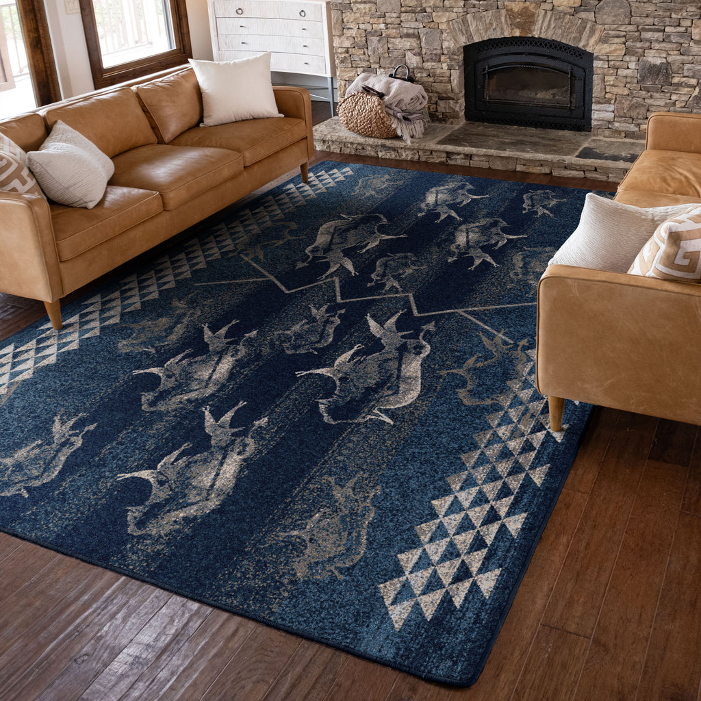 Buffalo Rising American Dakota Rugs