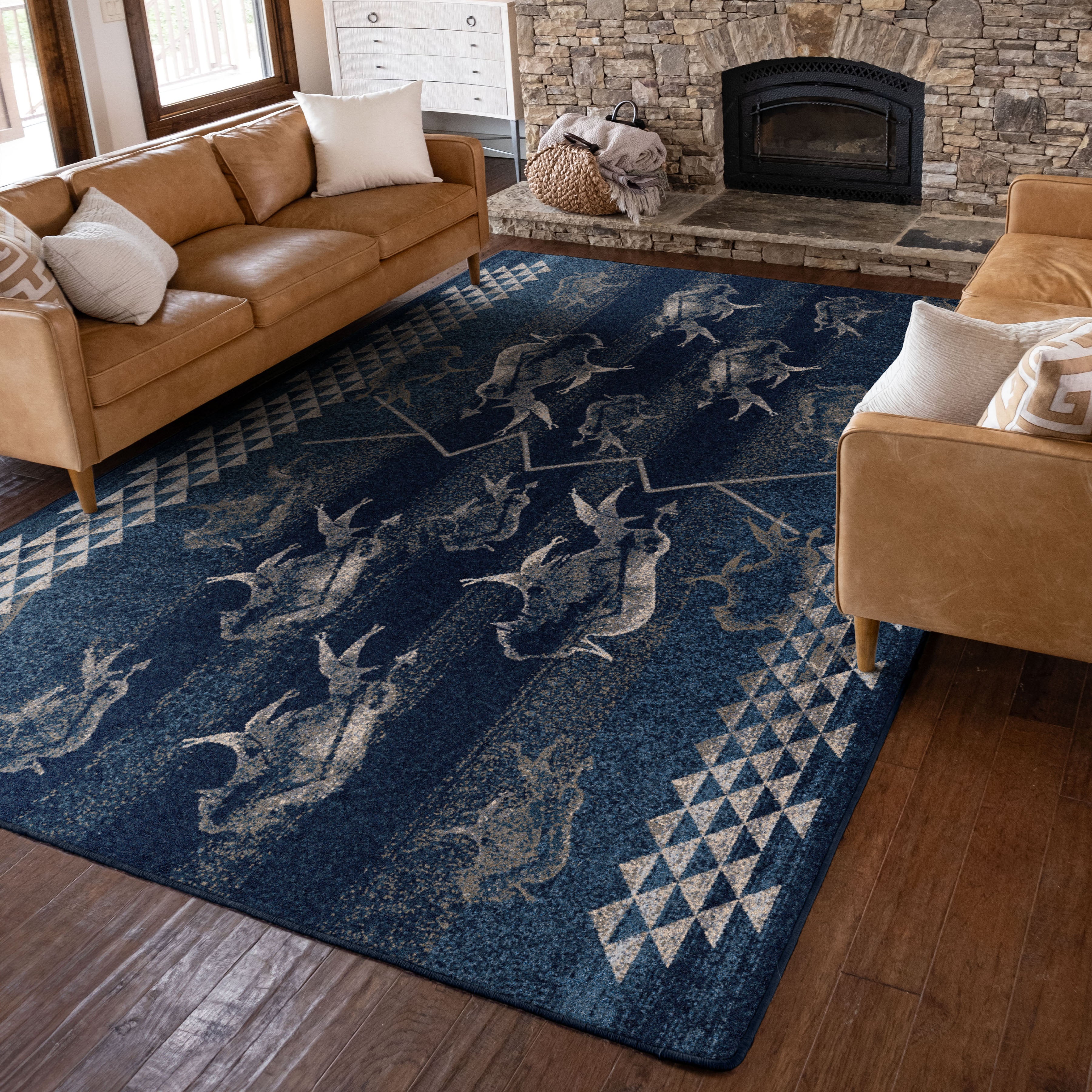 Buffalo Rising American Dakota Rugs