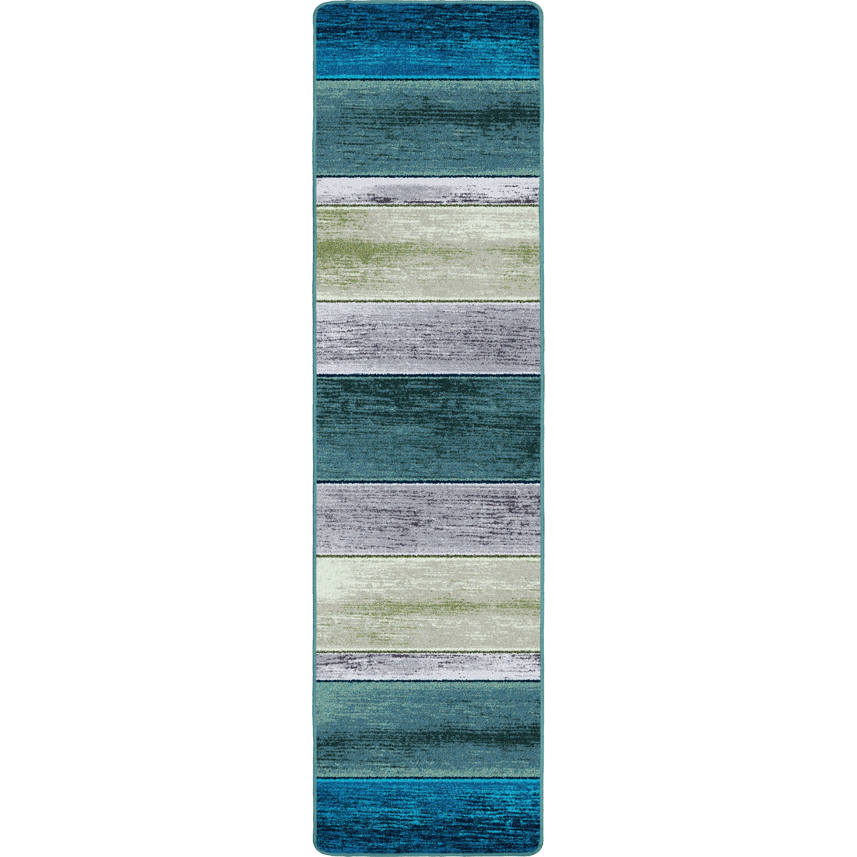 Bungalow Stripe Aqua American Dakota Rugs