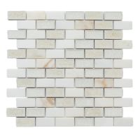 Swiss Brick Pattern Mosaic 11.75 x 11.75 Elysium
