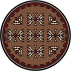 Cami Blanket - Brown American Dakota Rugs