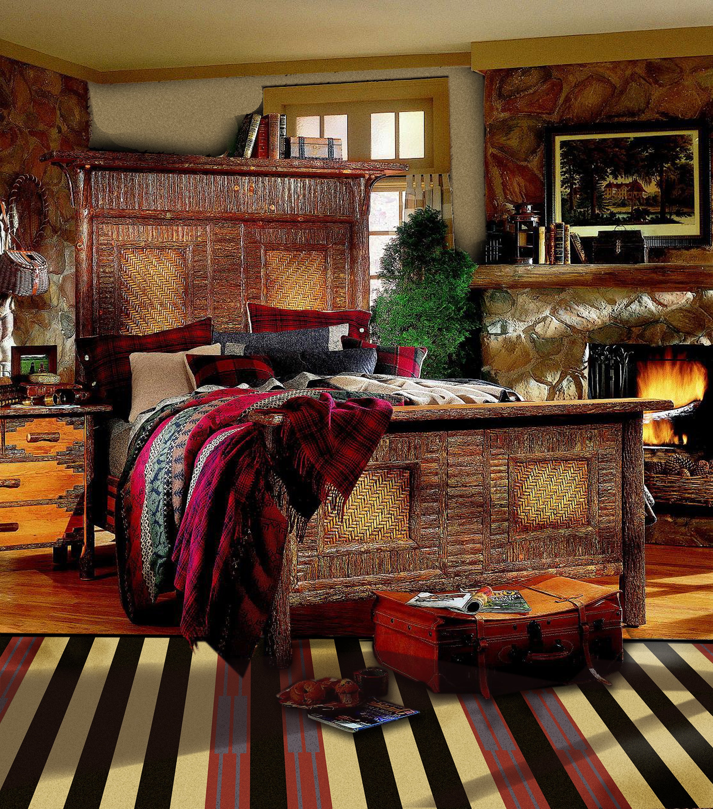 Chief Stripe - Multi American Dakota Rugs