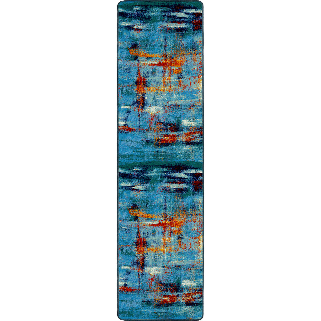 Coastal Canvas Aqua American Dakota Rugs