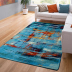 Coastal Canvas Aqua American Dakota Rugs