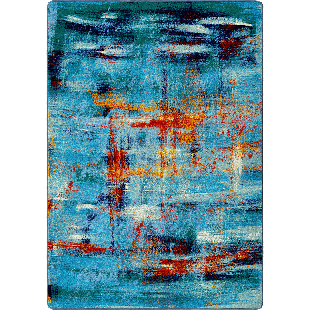 Coastal Canvas Aqua American Dakota Rugs