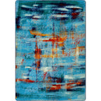 Coastal Canvas Aqua American Dakota Rugs