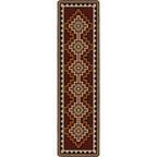 Council Fire - Red American Dakota Rugs