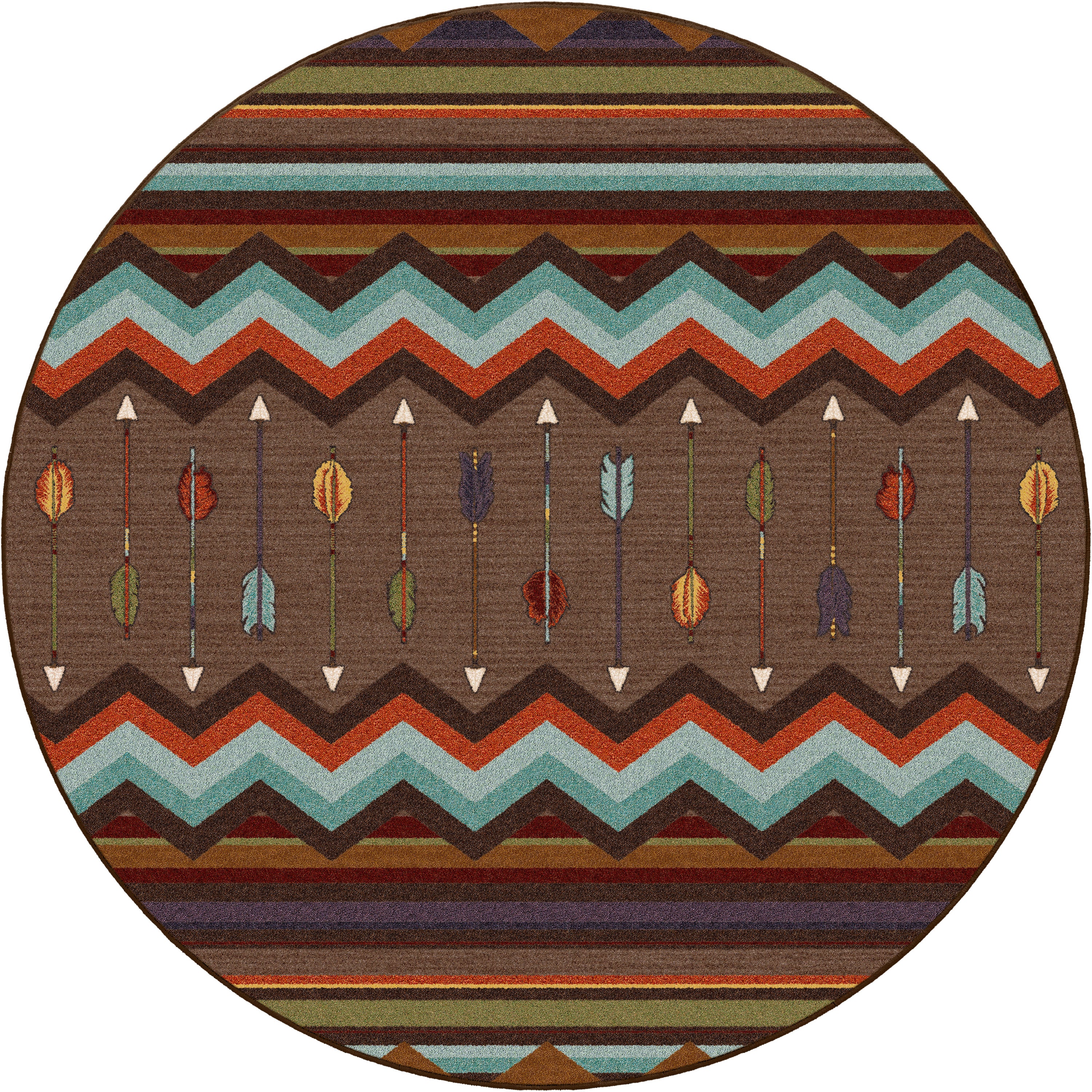 Cresting Fletcher - Rainbow American Dakota Rugs