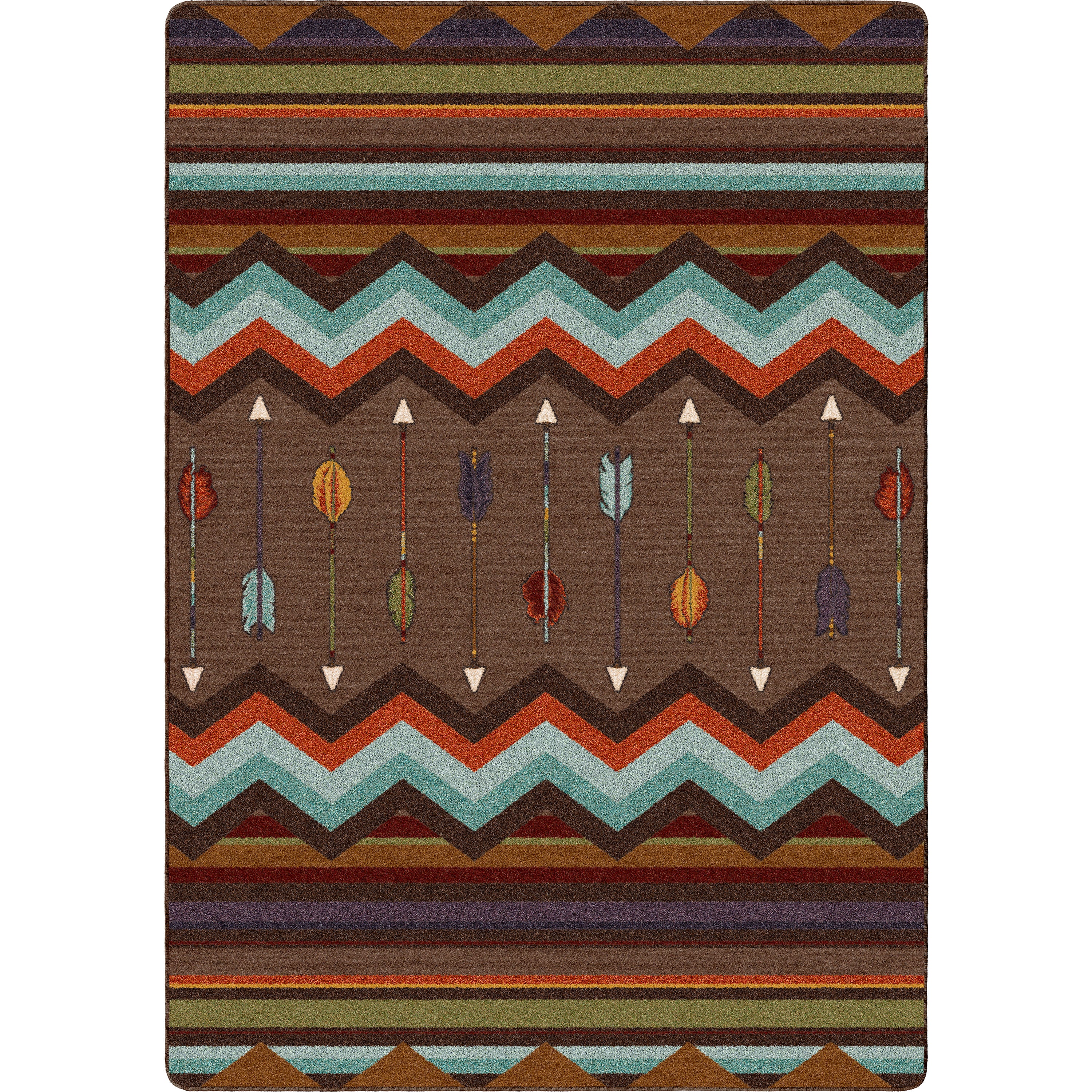 Cresting Fletcher - Rainbow American Dakota Rugs
