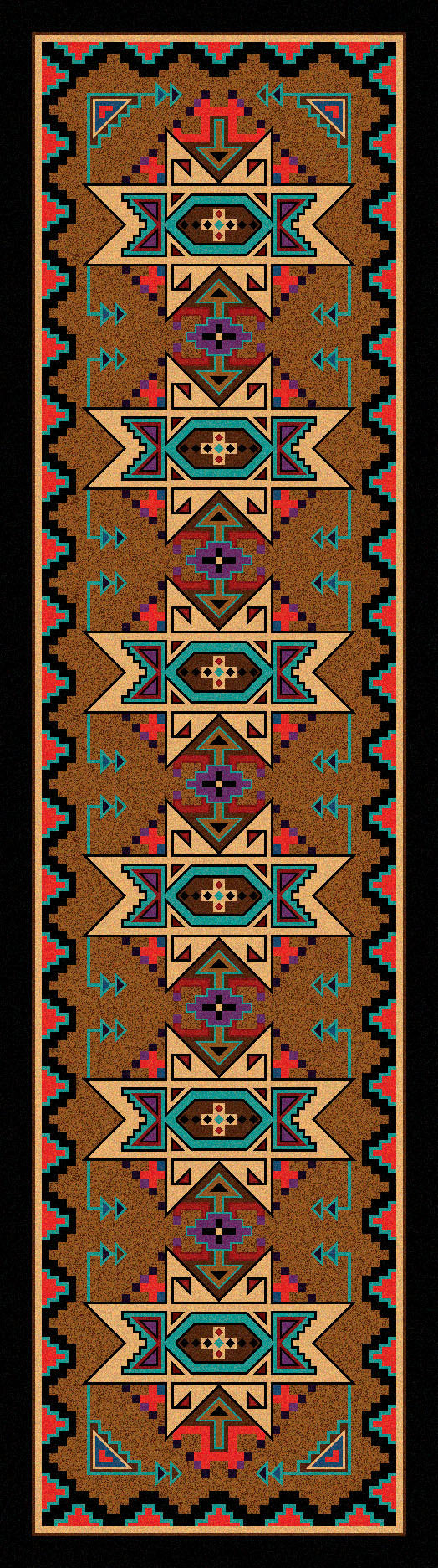 Deep Gorge - Bright American Dakota Rugs