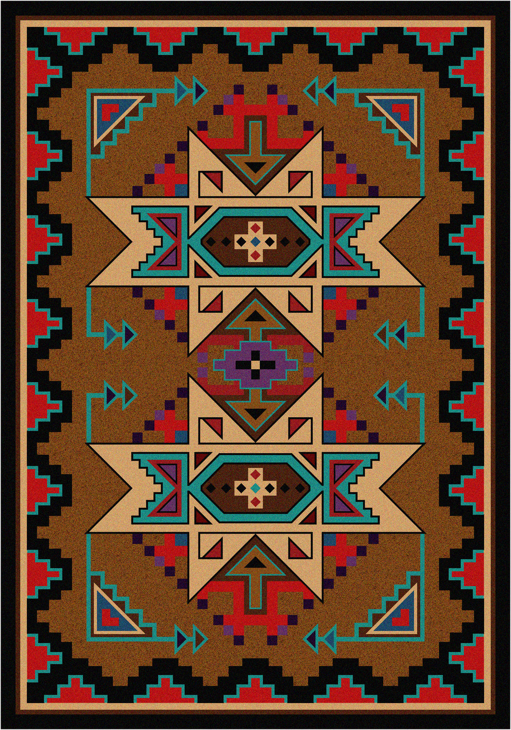 Deep Gorge - Bright American Dakota Rugs
