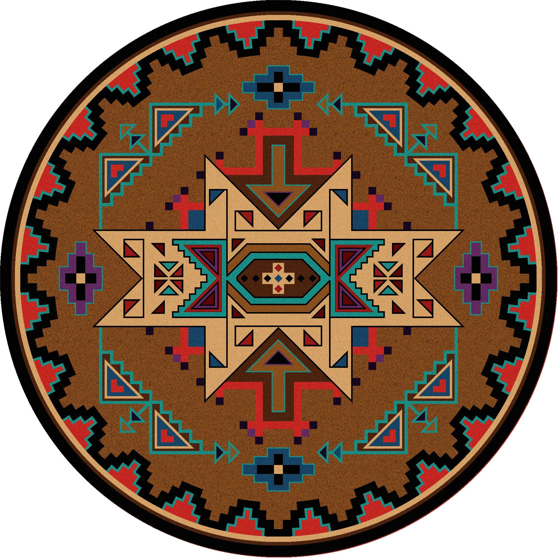 Deep Gorge - Bright American Dakota Rugs