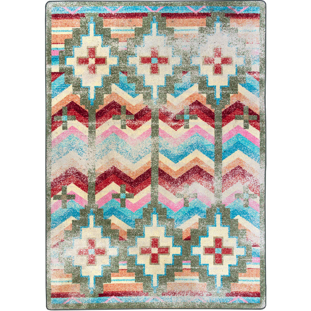 Shake Your Shawl - Distressed Bright American Dakota Rugs