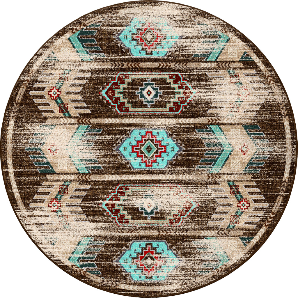 Carlsbad Distressed - Turquoise American Dakota Rugs