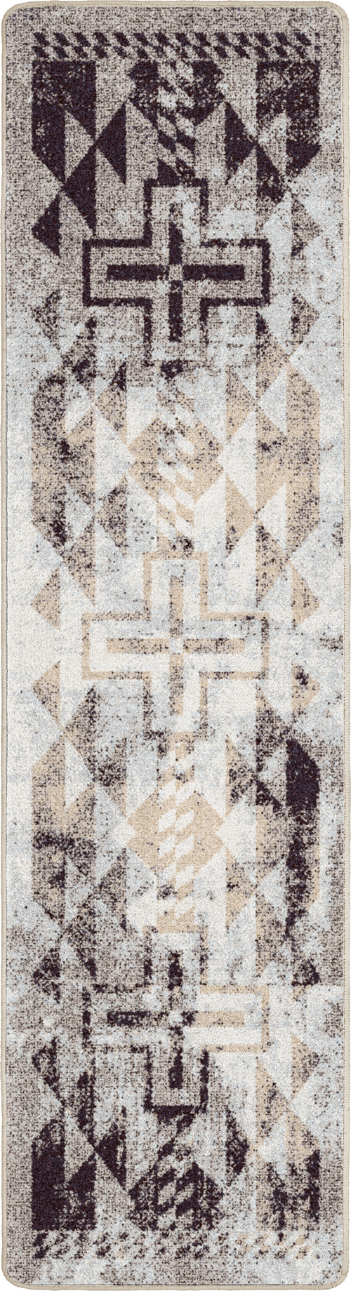 Distressed Rustic Cross Sandstone American Dakota Rugs