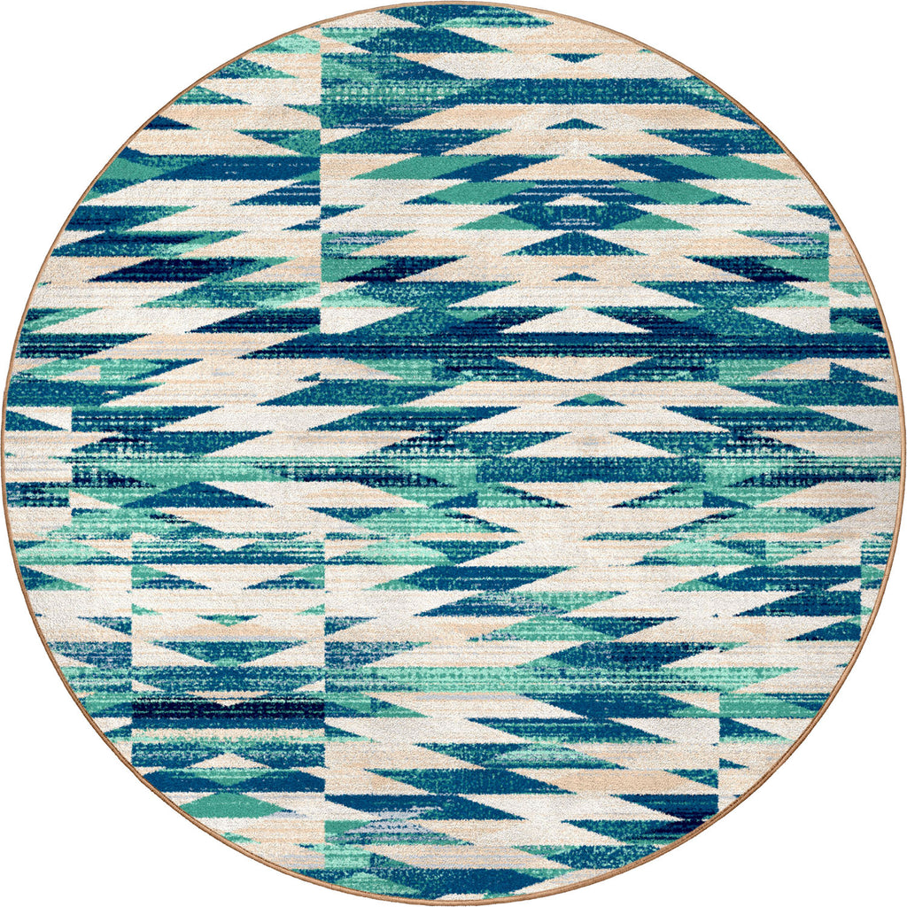 Drum Beat OKA - Earth American Dakota Rugs