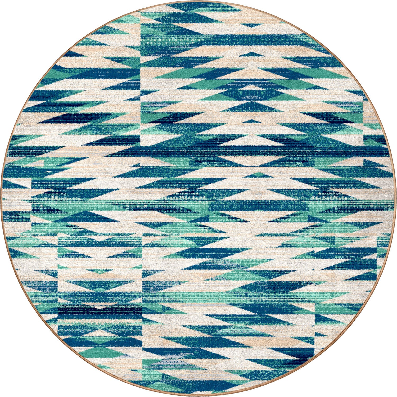 Drum Beat OKA - Earth American Dakota Rugs