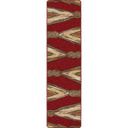 Finger Weave - Red American Dakota Rugs